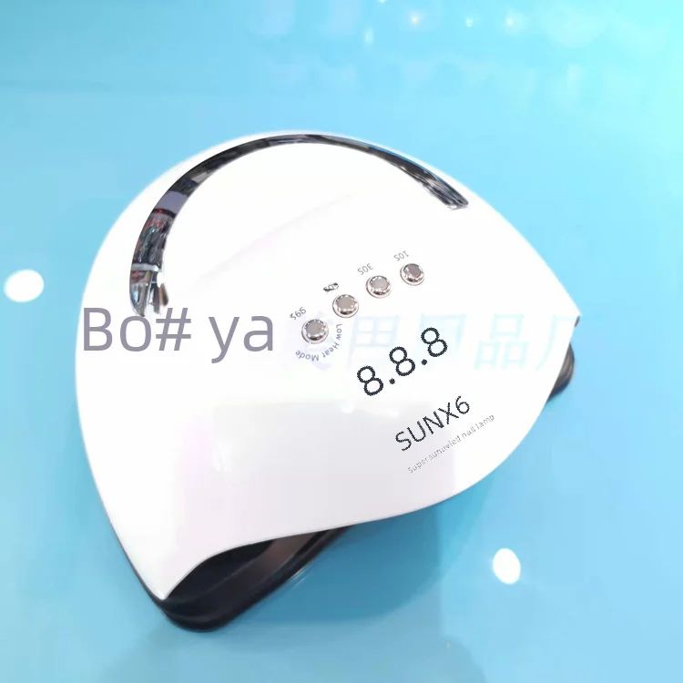 Sunx6max 네일 아트 램프, 전문 케어 뷰티 트리트먼트용 고출력 네일 건조 기계, 66 비드, 280W
