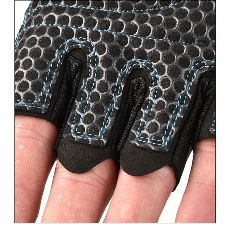 Sports Gloves Anti-skid Wear-resistant Soft Unisex Body Building Training Sports Mitten Lengthened Wristband for Adult sports gloves gym gloves