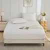 Best Seller! Grounding Fitted Bedsheet, 95% Organic Cotton & 5% Silver, Elastic Edges, Promotes Deep Sleep 2
