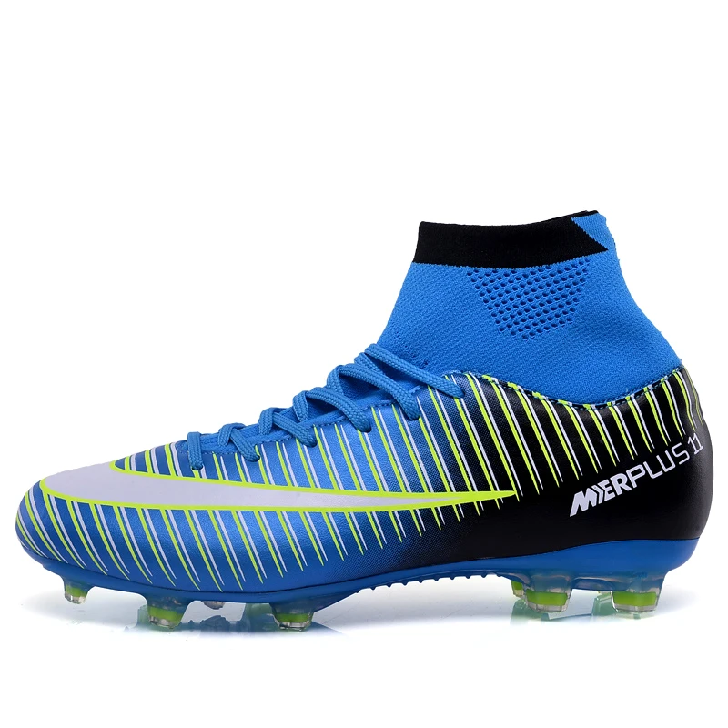 

Men Professional FG Football Shoes TPU Long Spikes Firm Ground Soccer Shoes Turf Football Shoes Football Sports Sneakers