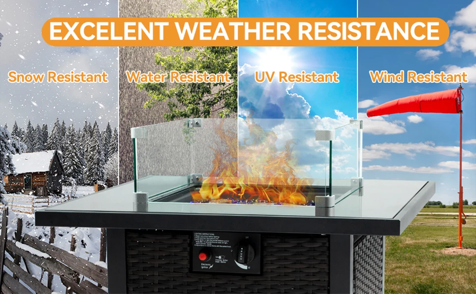 Propane Fire Pit Table