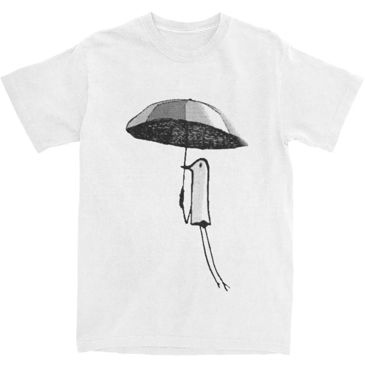 

Funny Oyasumi Goodnight Punpun Umbrella T-Shirts for Men Women Pure Cotton Manga Tee Shirt Gift Idea Clothes