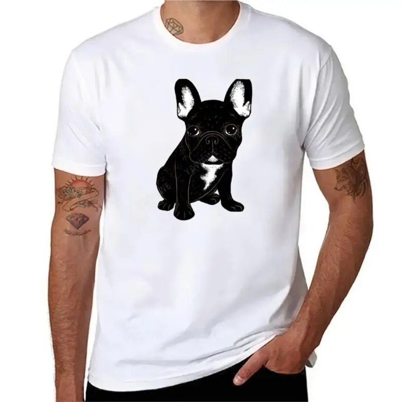 

Brindle French Bulldog T-Shirt t shirt man heavyweight t shirts aesthetic clothes Tee shirt men graphic t shirts