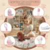 Interactive Electronic Puppy Toys for Kids, Walking Dog Toy with Leash, Remote Control, for Girls and Boys Aged 3+,birthday gift 3