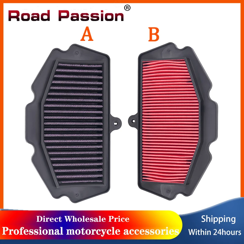 

Road Passion Motorcycle Air Filter Intake Cleaner For Kawasaki EX400 Ninja 400 ER400 Z400 Z400 ABS KRT Ed EX ER Z 400 110130767