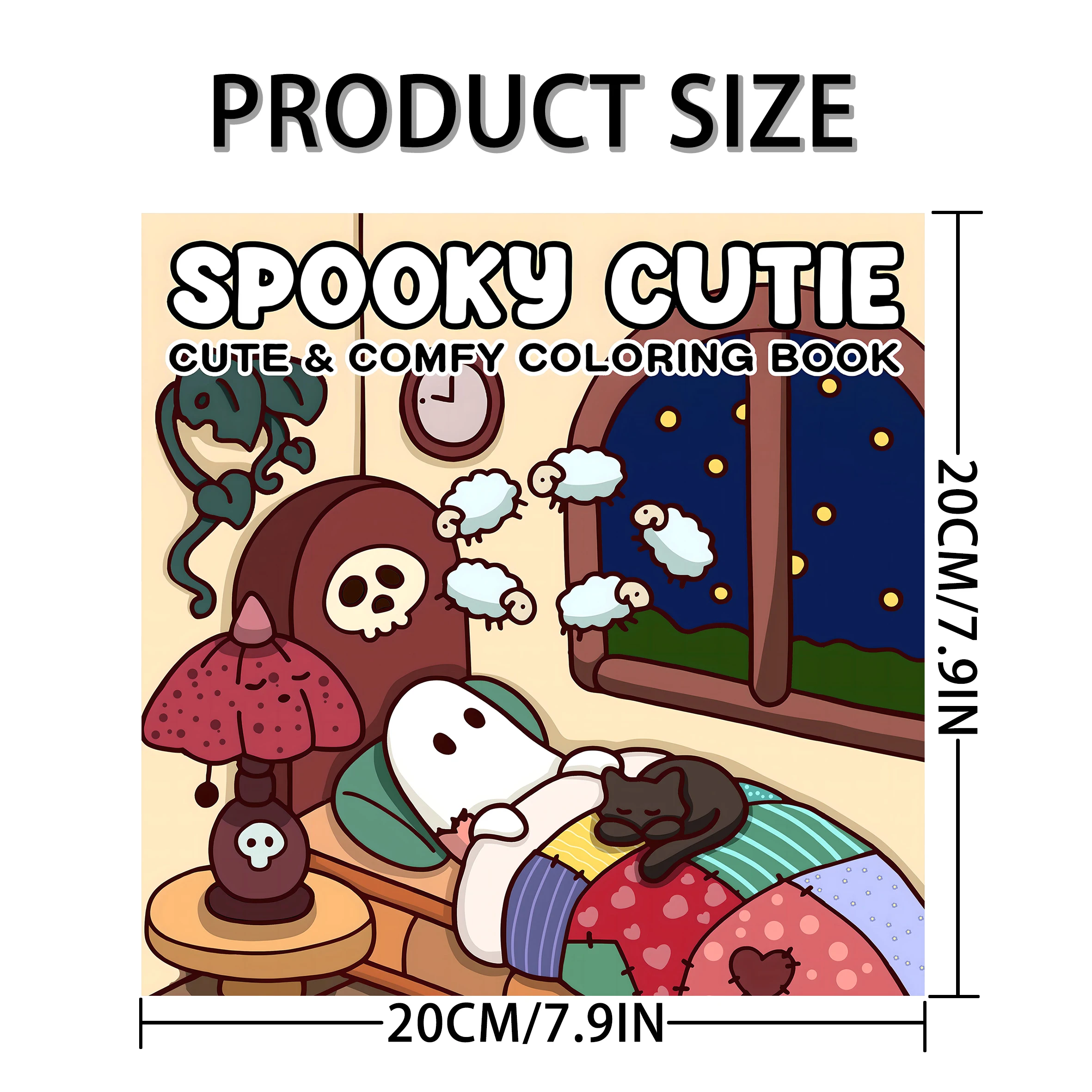 Charming Coloring Book: Explore the Delightful Life of Cute Little Spirits in Their Cozy Rooms 2