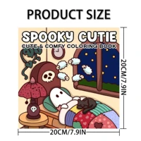 Charming Coloring Book: Explore the Delightful Life of Cute Little Spirits in Their Cozy Rooms 2
