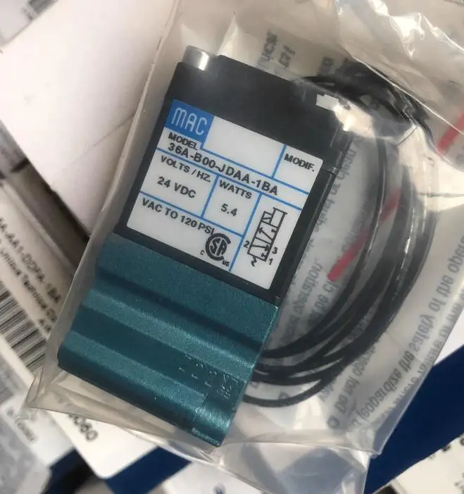 Válvula Solenóide de Alta Frequência Mac 36a-b00-jdaa1ba 36a-aca-jdba-1ba 36a-aca-jdba-1ba