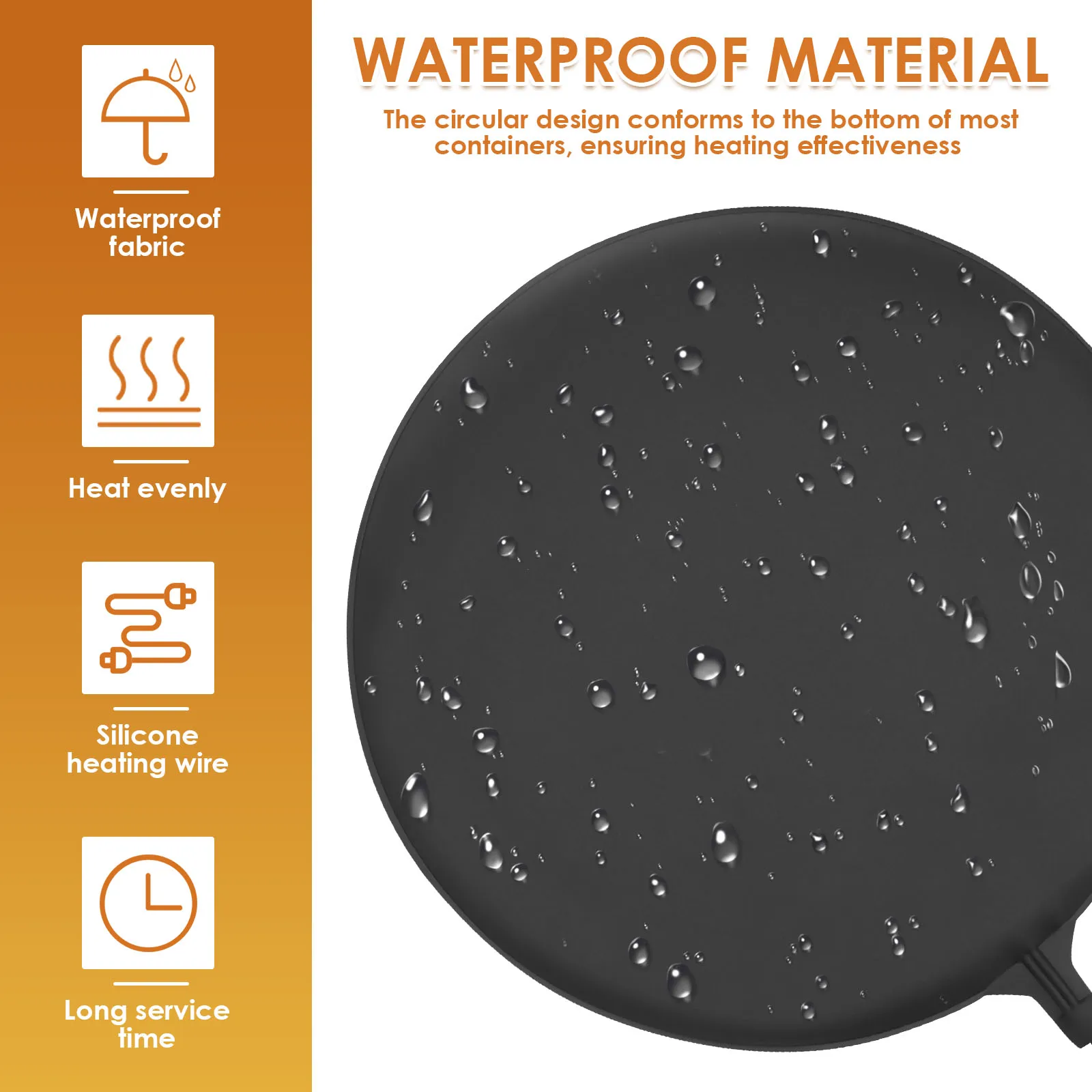 Kombucha Heating Wrap Riscaldamento Uniforme Kombucha Jar Heater Wrap Impermeabile Durevole Fermentazione Pad Riscaldante Per La Fermentazione - Foto 9