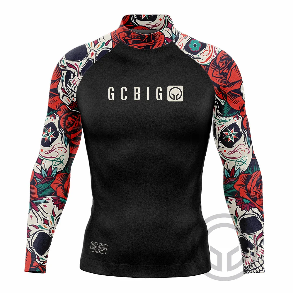 Men Rash Guard Long Sleeve Surfing Summer Surf Clothes T-shirt Swimwear Swim Floatsuit Beach Tops Uv Swimming Tight Diving Suit rash guard,surfing swimsuit