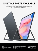 UPERFECT USteam E6 Pro 18.5" Portable Monitor Touch Screen 120Hz Smart Gaming Display For Laptop Phone Xbox PS4 PS5 Switch Mac - Image 5