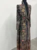 Miyake Pleated Print Foldable Collar Long Sleeved Trench Coat for Women 2024 New Winter Original Designer Fashion Cardigan Dress 4