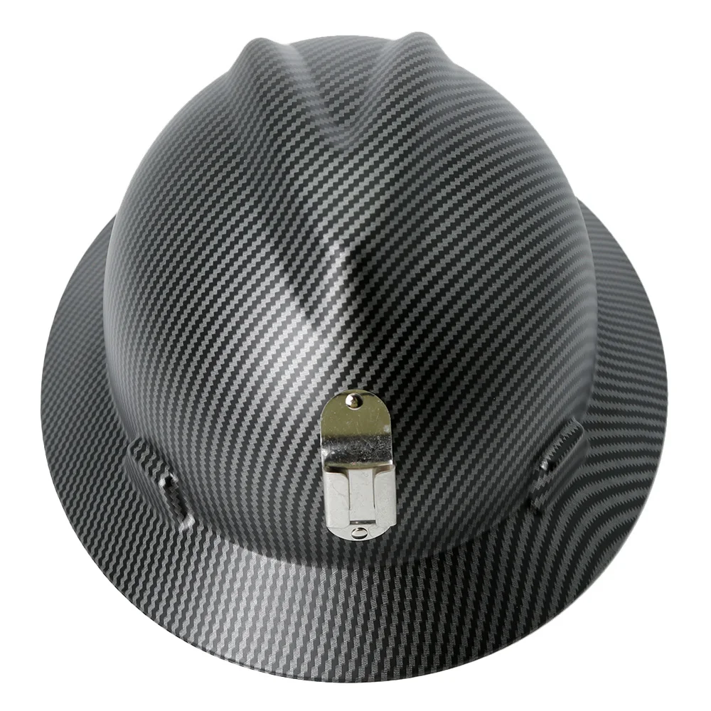 Safety Helmet Wide Full Brim Hard Hat Lightweight High Strength Work Cap Construction Railway