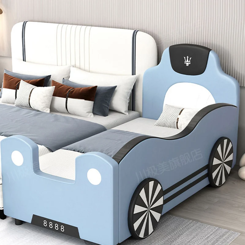 Cute Unique Modern Childrens Bed House Luxury Pretty Comferter Loft Kids Bed Baby Villa Camas De Dormitorio Bedroom Furniture 3