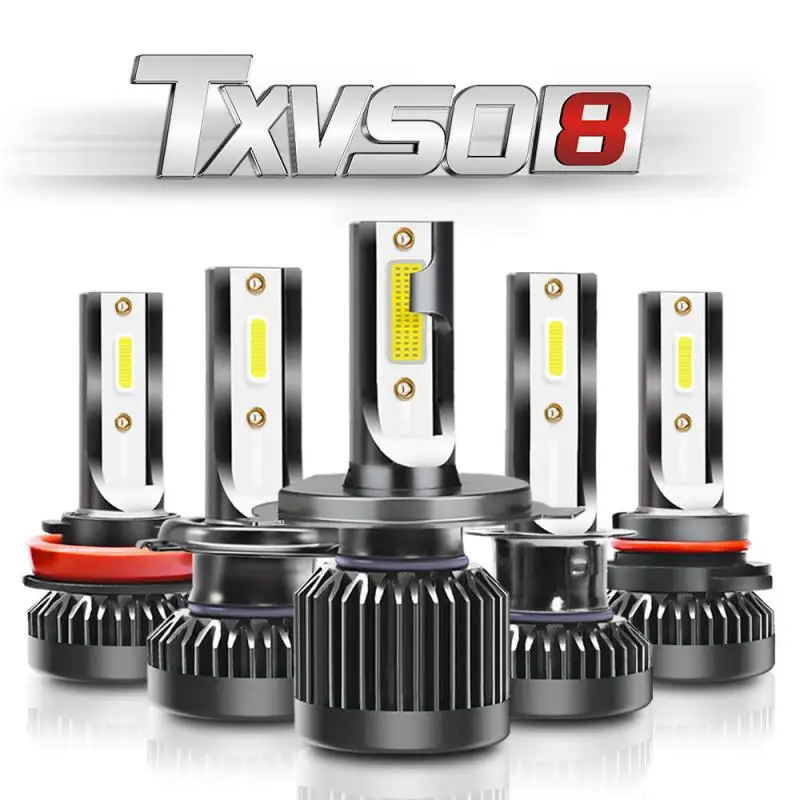 

HIR2 LED Auto Bulbs Each Bulb DC12V 55W 6000K 10000LM Low Beam Super Bright Safe Driving Car Headlight Lamps