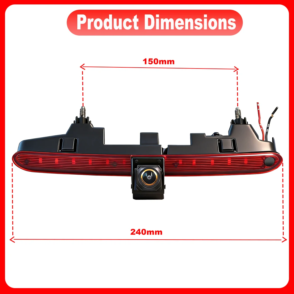 AHD 1080P 야간 투시 CVBS 브레이크 라이트 후방 카메라 170 ° Vauxhall Combo Toyota Citroen Berlingo Peugeot Partner 08-21용