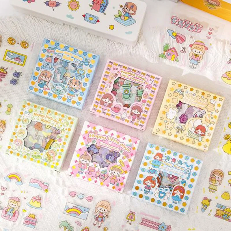 8-box-lot-kawaii-animal-girl-sticker-cute-decorative-stationery-sticker-scrapbooking-diy-diary-album-stick-label