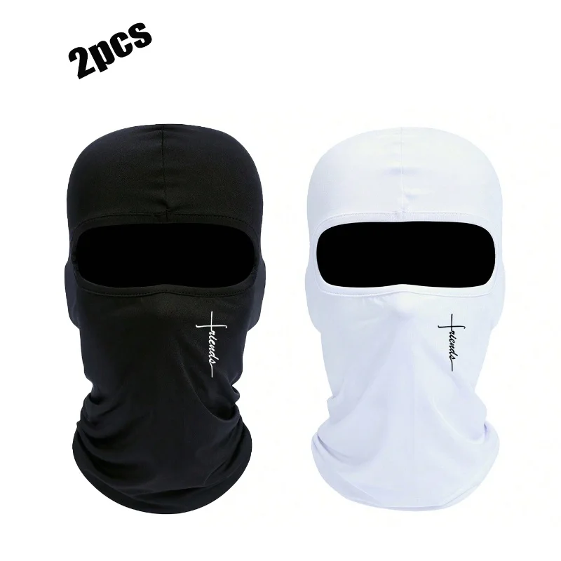 Balaclava Mask 1pc Cross Print Ski Mask For Men UV Protection Windproof