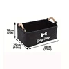 Spacious Pet Storage Basket - Foldable & Versatile Organizer with Sturdy Handles for Dog Toys, Clothes & Grooming Supplies 6