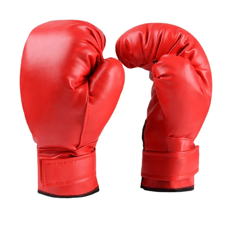 Kick Boxing Gloves for Men Women PU Karate Muay Thai Guantes De Boxeo Free Fight MMA Sanda Training Adults Kids Equipment