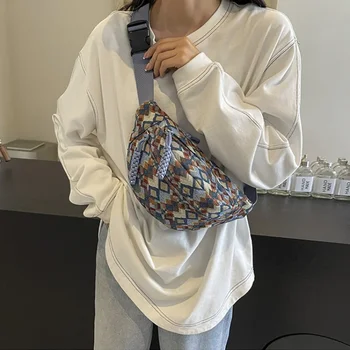 2026 Bohemia Corduroy Women Waist Packs Retro Lady Fanny Pack Fashion Female Waist Bag Zipper Crossbody Bag Fanny Pack Handbags 1