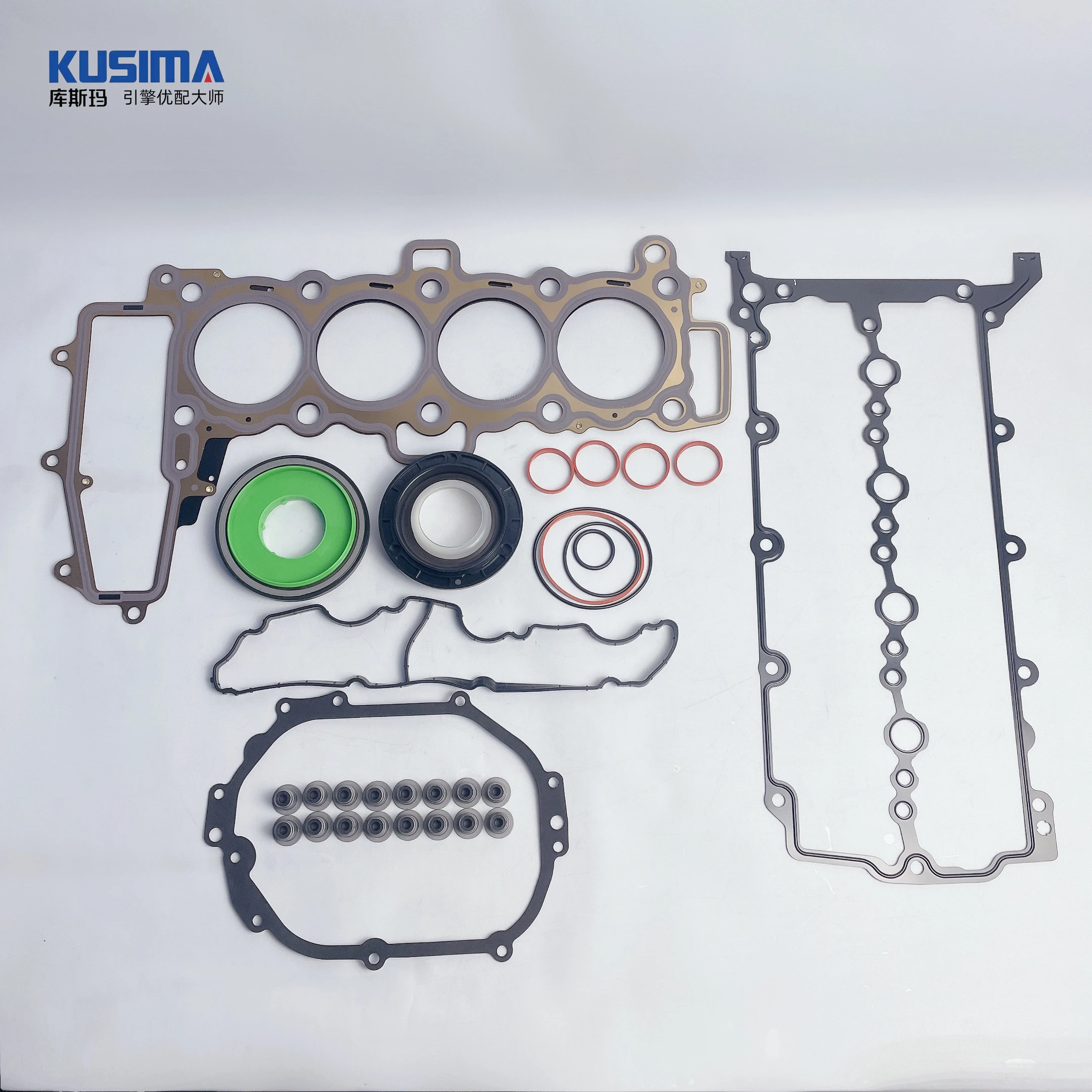 Kit Set Guarnizioni Motore Fabbrica Kusima Per Range Rover Velar 2.0T Diesel Aj200 204Dt 204Dtd 2018 + Kit Revisione Revisione Motore