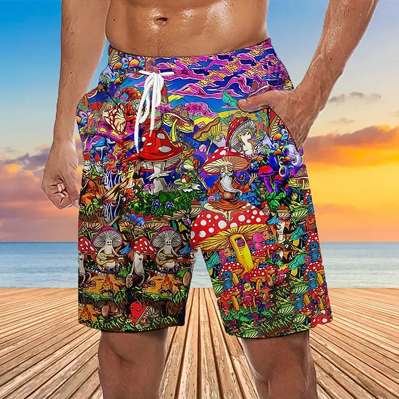 Men Beach Shorts Surfing Gym Sports Pants Swimsuits