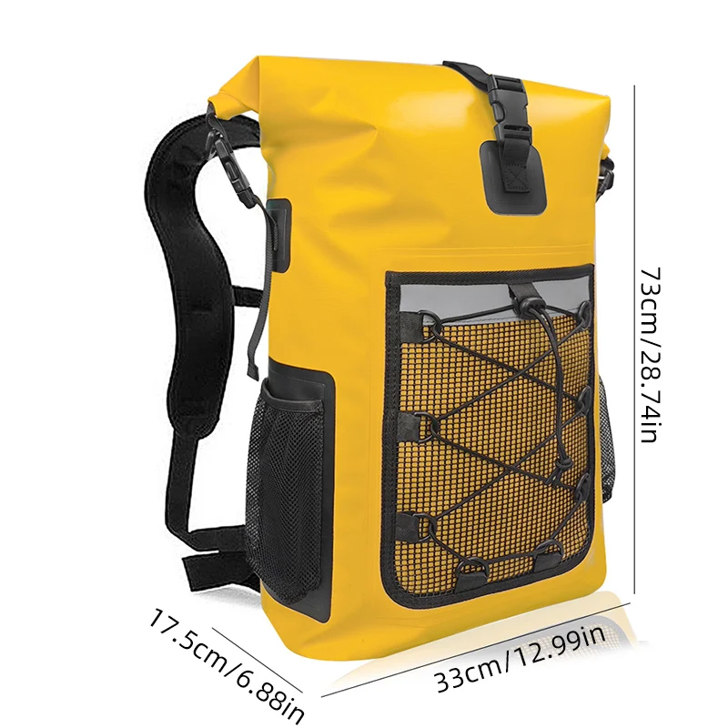 35L Waterproof Dry Bag Large Capacity Backpack Swimming Trekking Rucksack Pouch Diving Canoeing Travel for Women Men Shoulder