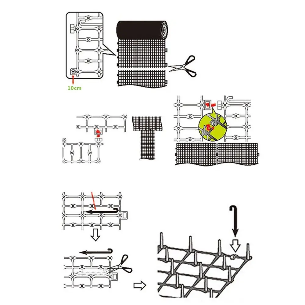 Cat Scat Mat Pet Scat Mat Spike Anti-Cat Dog Garden Outdoor Repellent Deterrent Animal Scarer