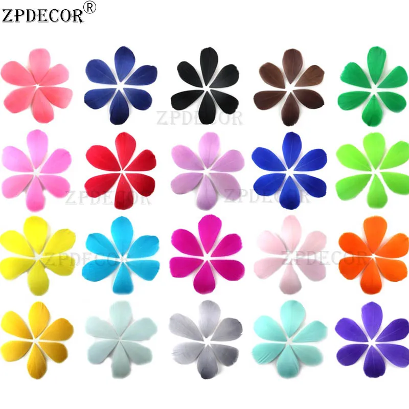 

ZPDECOR 4-8 cm Goose feather fluff trim for DIY