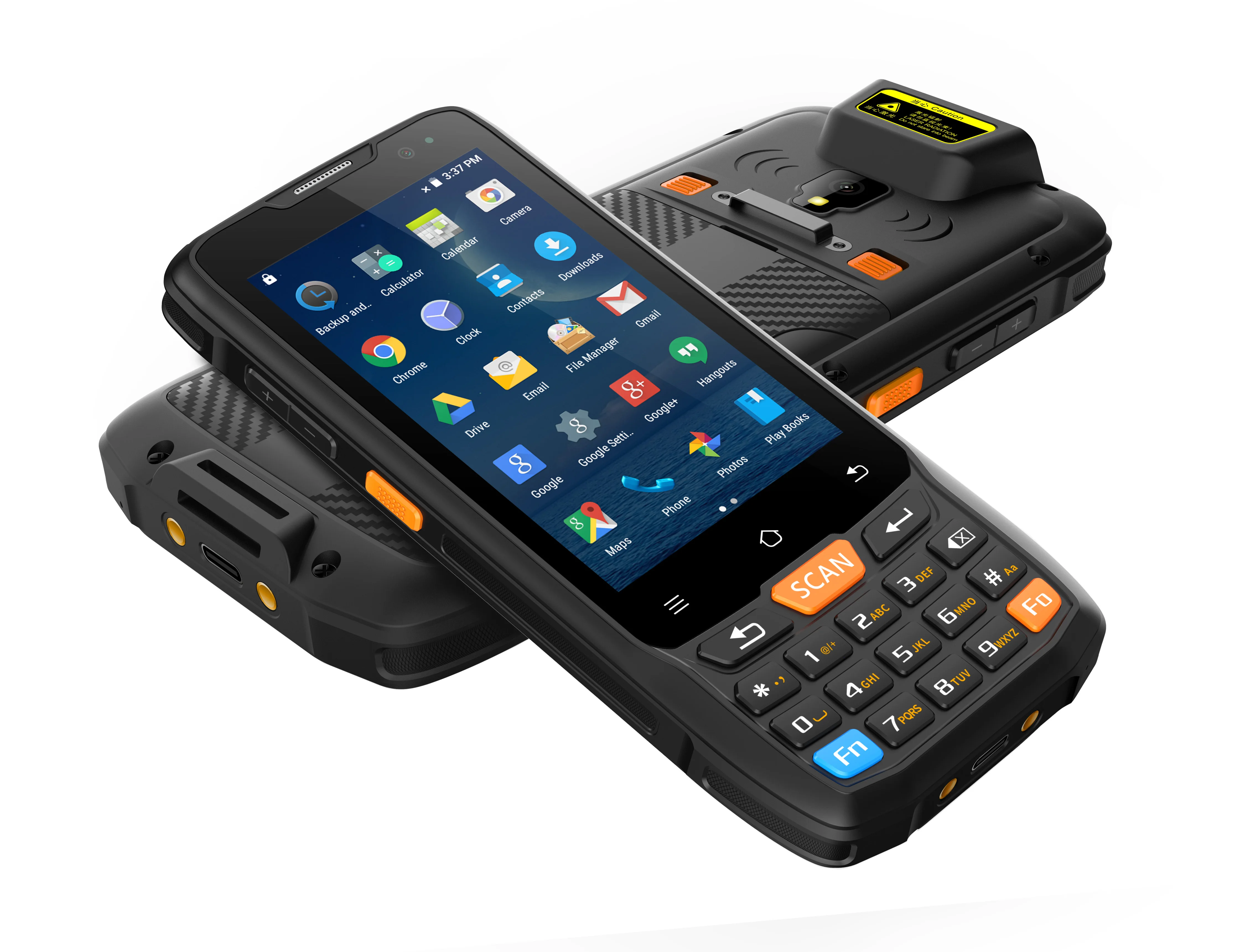 Caribe PL-40L Large Screen 1D Bluetooth Android Barcode Scanner PDA Wireless Tablet Scanner Android 8.1