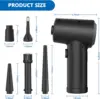 Compressed Air Duster for computers Electric Air Blower Computer Cleaning Cordless Air Dust Cleaner for PC Keyboard Crumbs Car 2