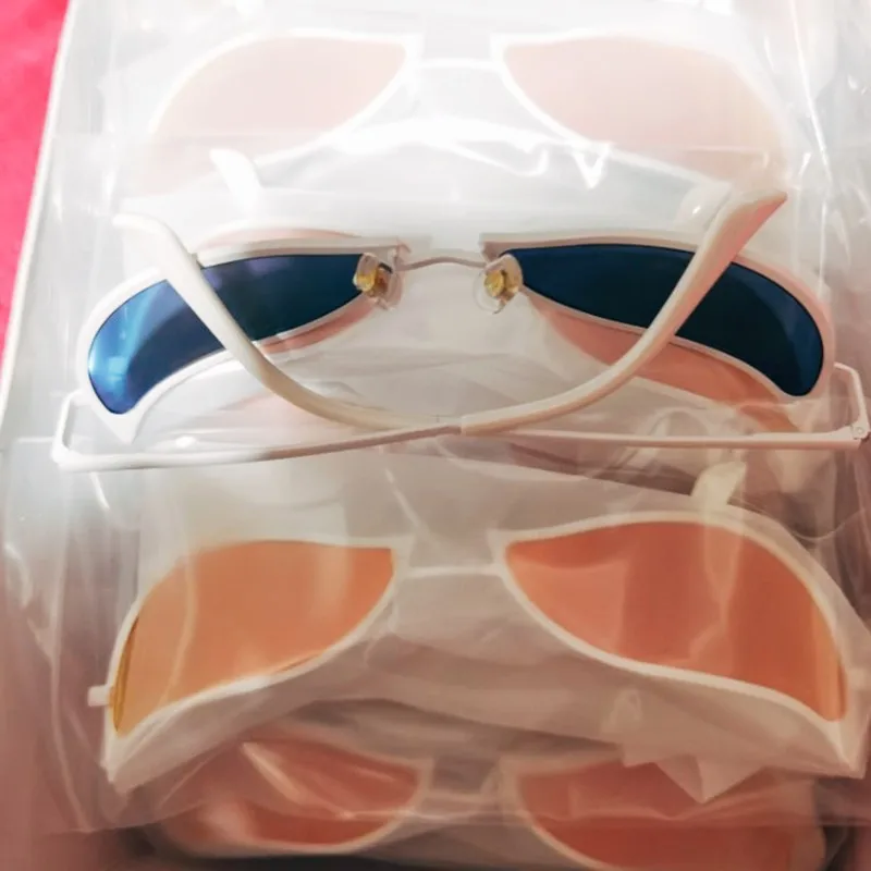 One piece Donquixote Doflamingo Joker Cosplay Glasses orange sunglasses  eyeglasses Anime Props Daily 2017