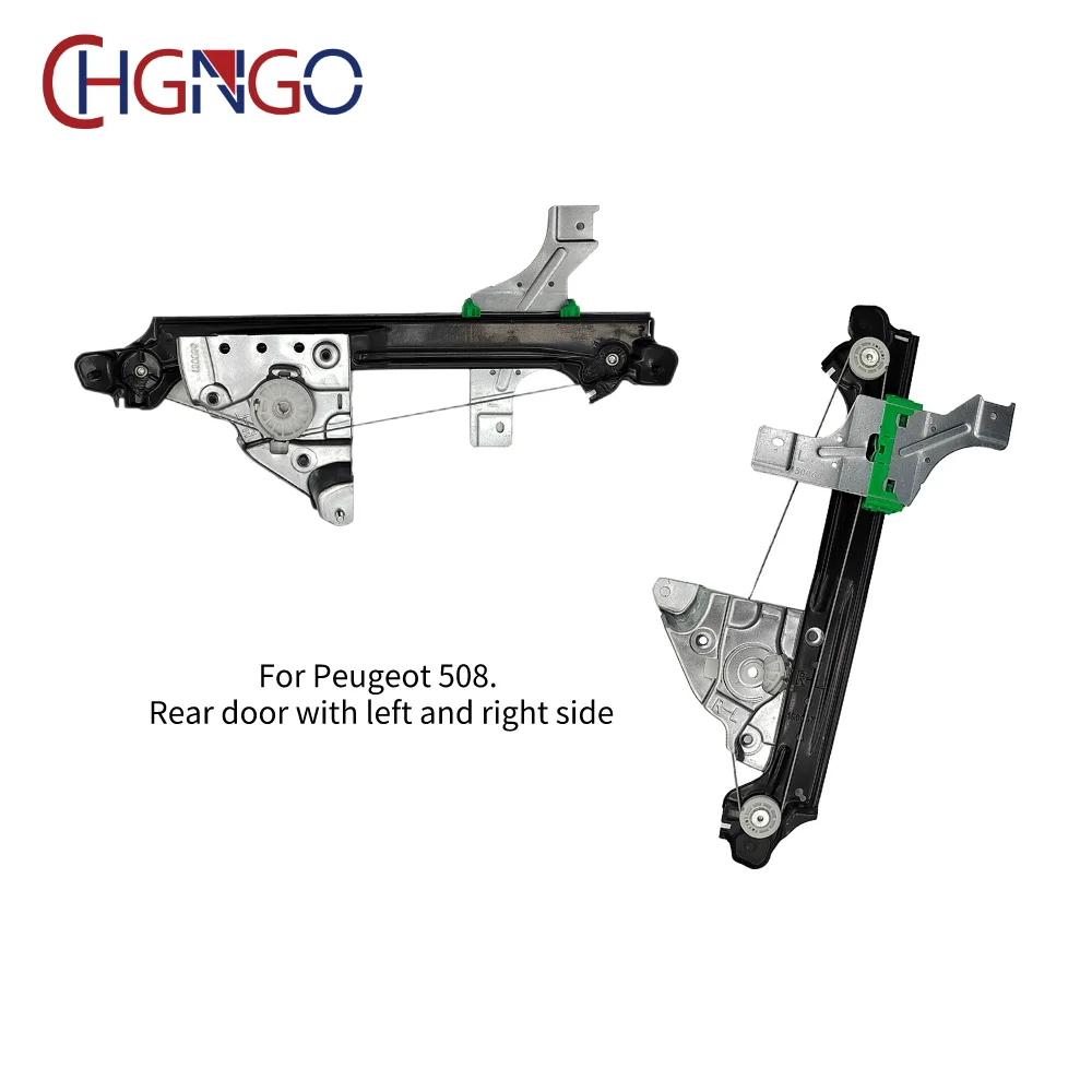 Car Power Window Regulator Back Door Power Window Regulator Without Motor 9224H9 9223H5 For Peugeot 508 SW I 8E 2010-Rear Left Right Side