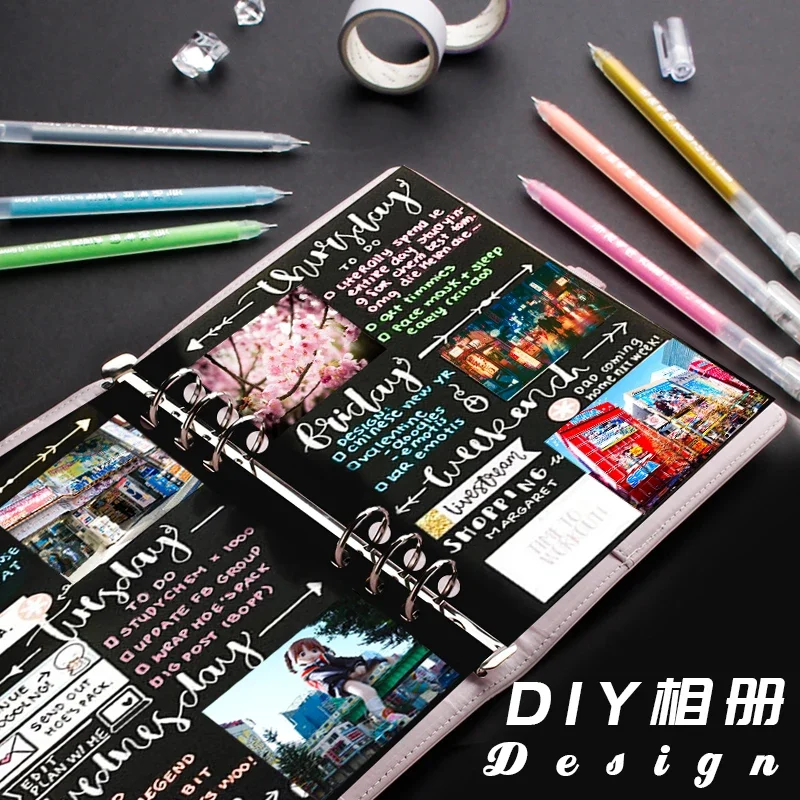 High Light Painting Marker Pen 9 Color Set Art Sketch Anime Hand-painted Pen Metalic Marker Pens