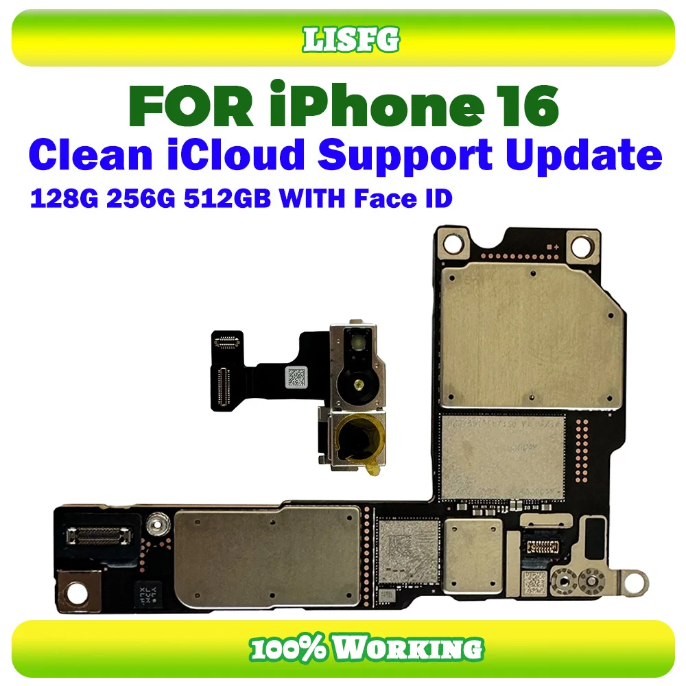 iPhone16 マザーボード　Face ID付き Motherboard For iPhone 16 Pro Max Full Working Mainboard