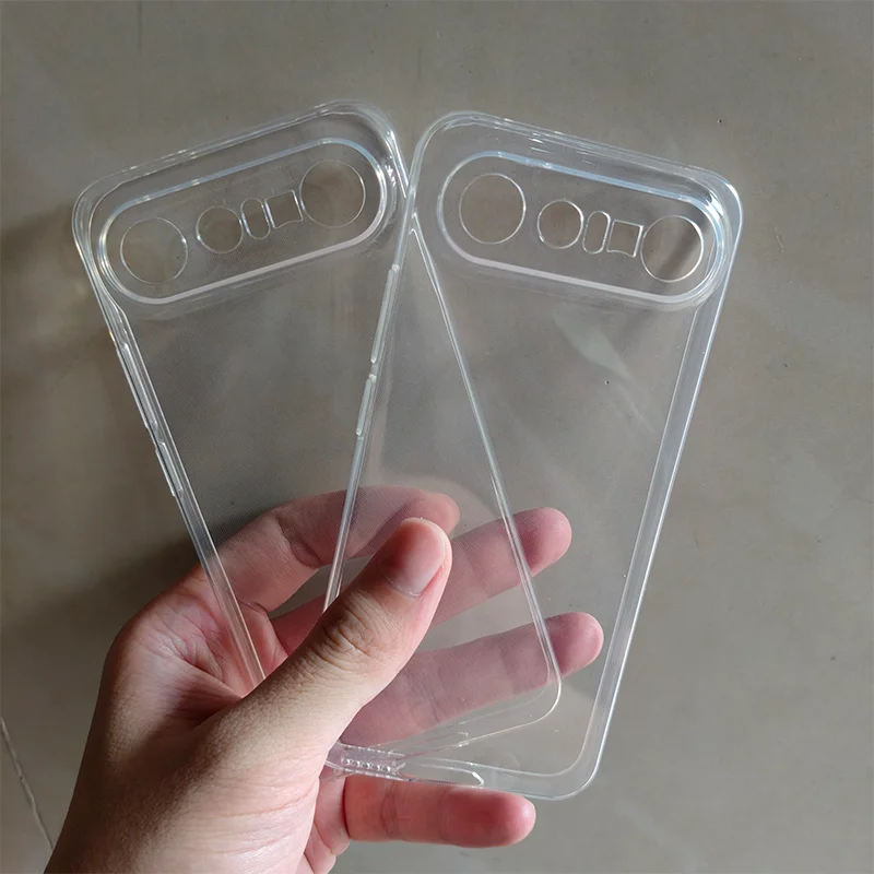 Ultra Thin Transparent TPU Soft Back Cover - Clear Bumper Case