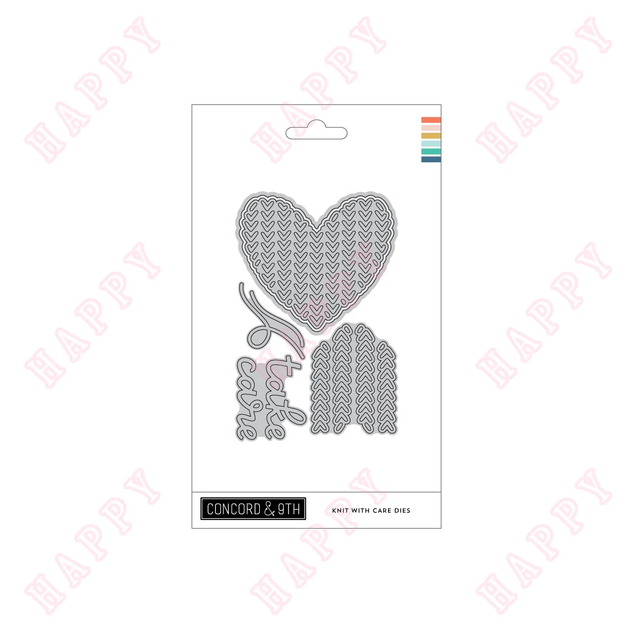 

Knit with Care Dies 2023 New Arrival Metal Cutting Dies Cut Die Mold Craft Decoration Embossing Template DIY Handmade Love Dies