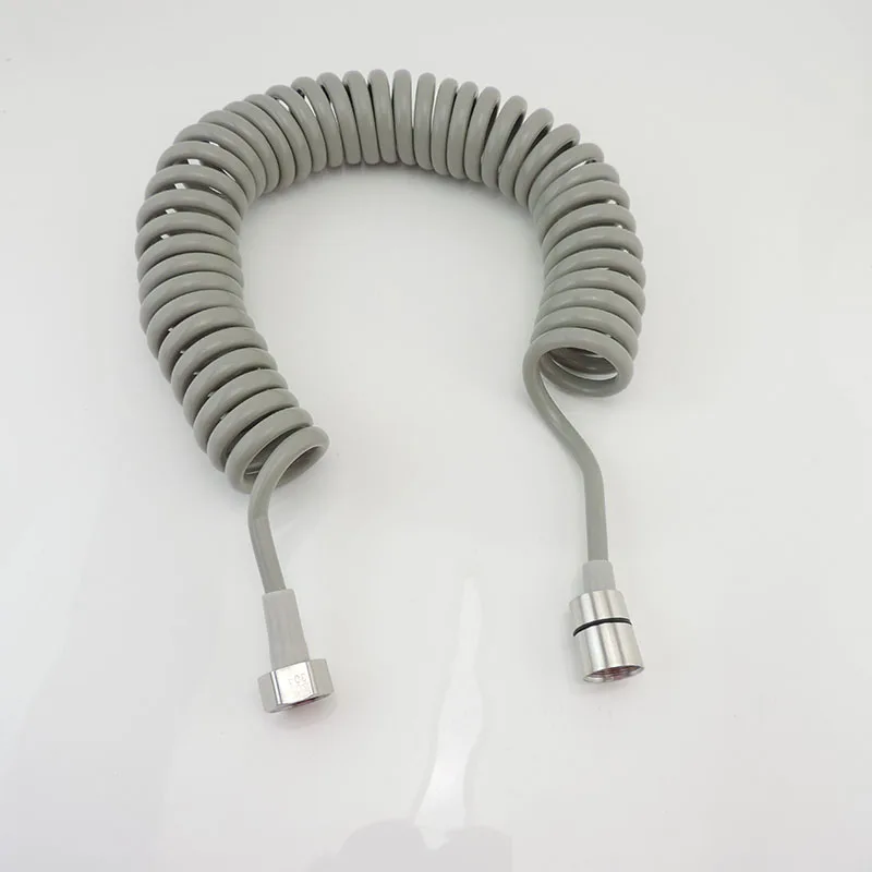 Sb326473ec4f54f94999df486aa7afcc2z Plastic Water Toilet Bidet Sprayer Flexible Spring Shower head Hose tube Telephone Line soft Hoses bathroom Accessories Mallzona