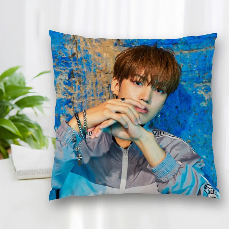 

Cushion KPOP ONF Pattern Cover Throw Pillow Case Cushion For Sofa/Home/Car Decor Zipper Custom PillowCase