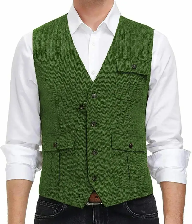 Tweed Vest Image 5