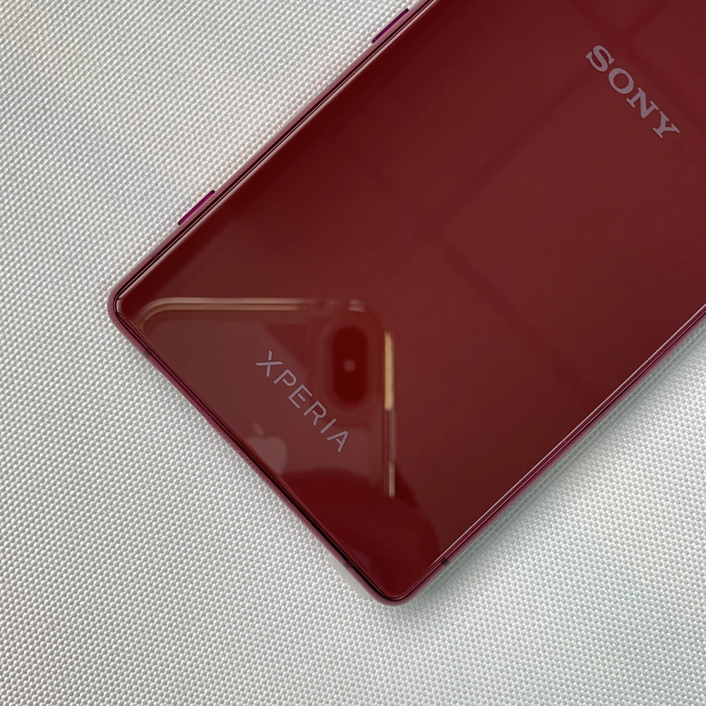 Xperia - 【美品】Sony Xperia5 J9210 red Original Sony Xperia 5 J8210 J9210 4G Mobile Phone NFC 6GB