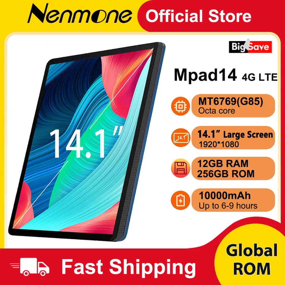 グローバル版 未開封 14.1インチタブレット 14インチ Android 14 12GB+