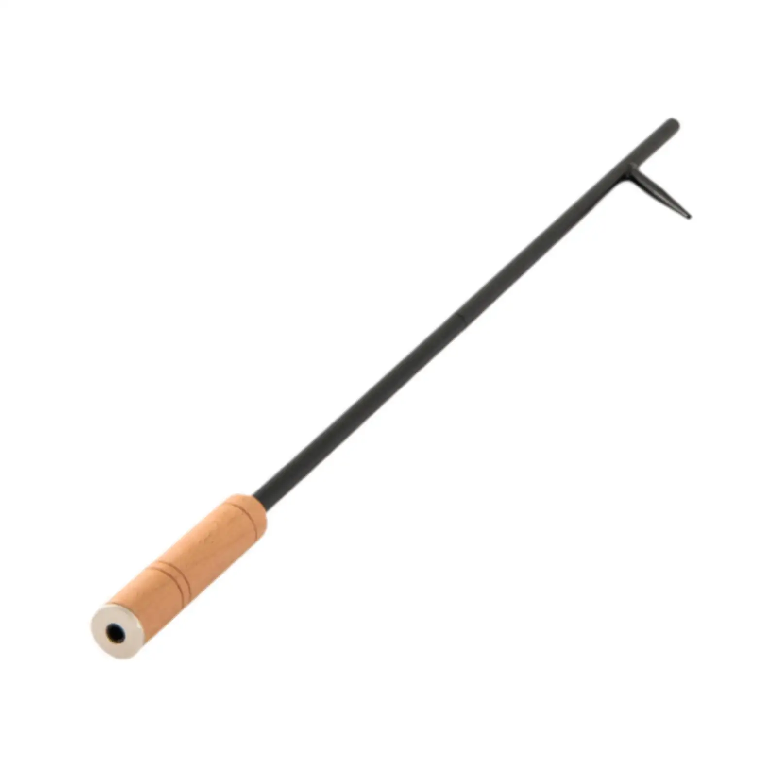 Fireplace Poker Portable Comfortable Grip Steel Multipurpose Fire Pit Poker Removable for Campfire Barbecue Woodstove Camping