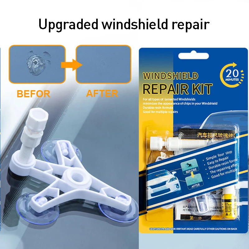 DIYWindshieldRepairFluidKitsCarWindowRepairToolQuickFix