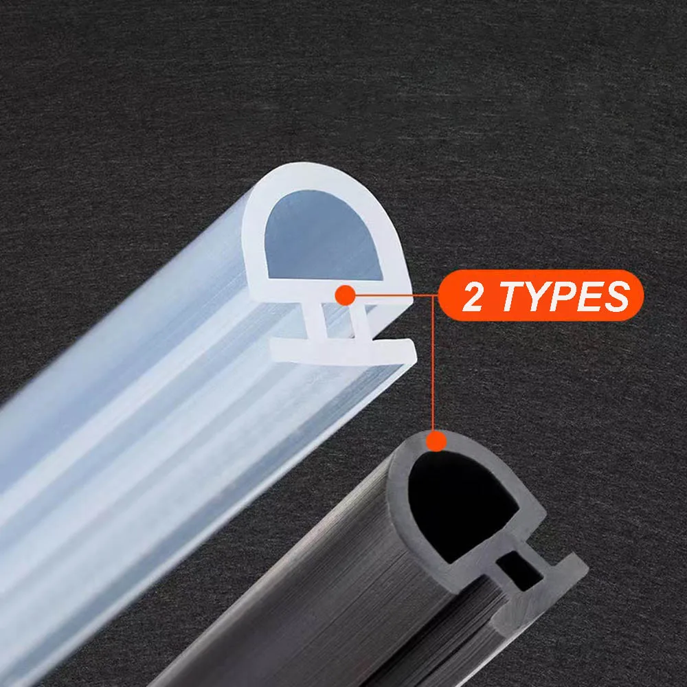 Tiras De Sellado De 10M De Ancho Inferior, 5/6/7mm, Puente De Aluminio Para Puerta/ventana, Tiras De Plástico Selladas, Ahorro De Energía - AliExprs 13