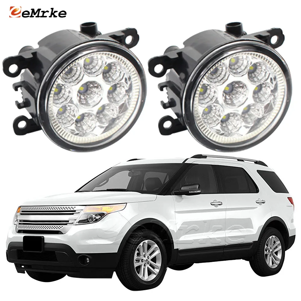 Per Ford Explorer U502 Explorer Classic Sport 2011-2015 Led Daylight Daytime Running Light Drl Car Fendinebbia Assembly 12V H11
