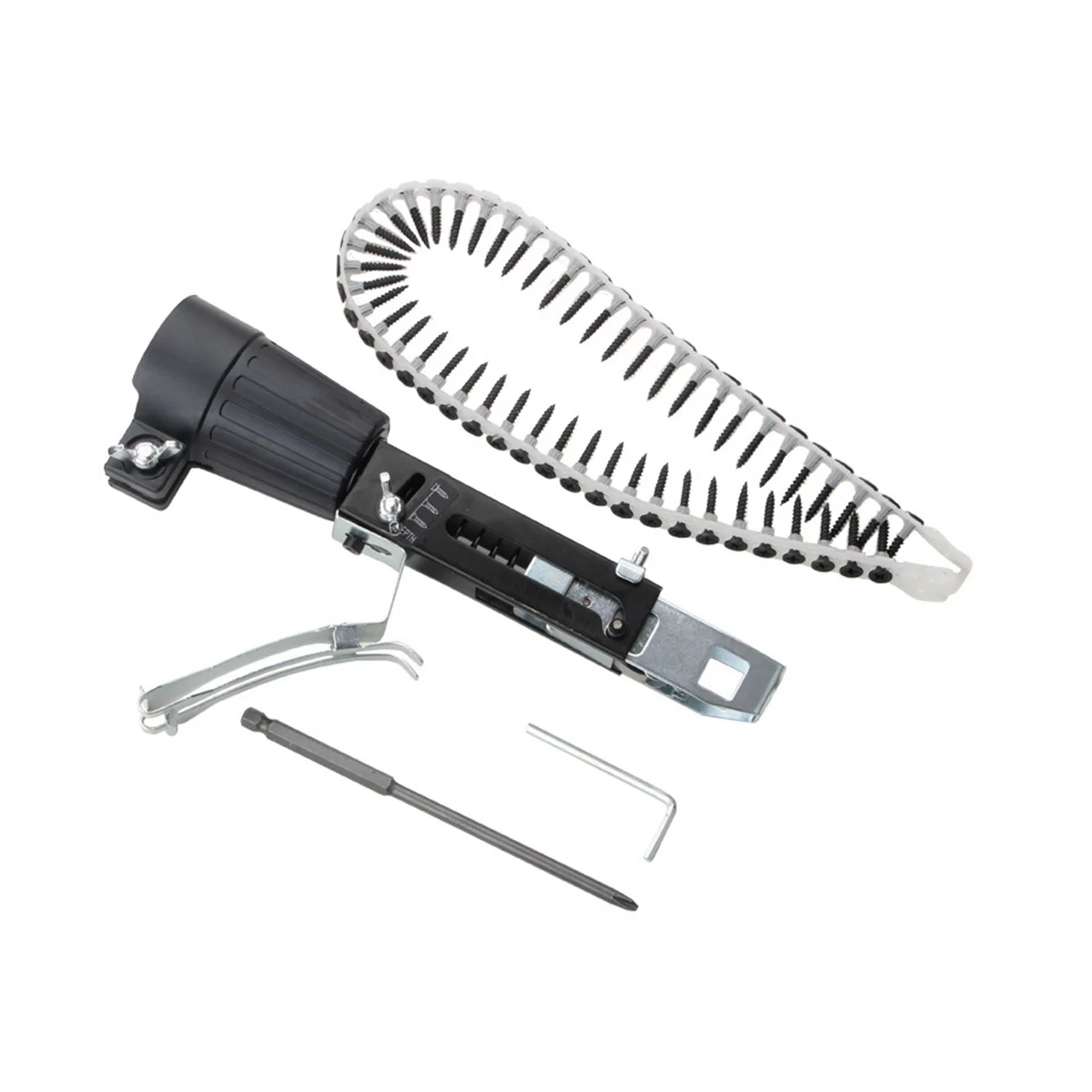 

Chain Belt Screw Sleeve Screw Nozzle Adapter is Suitable for Electric Drill Woodworking Tools