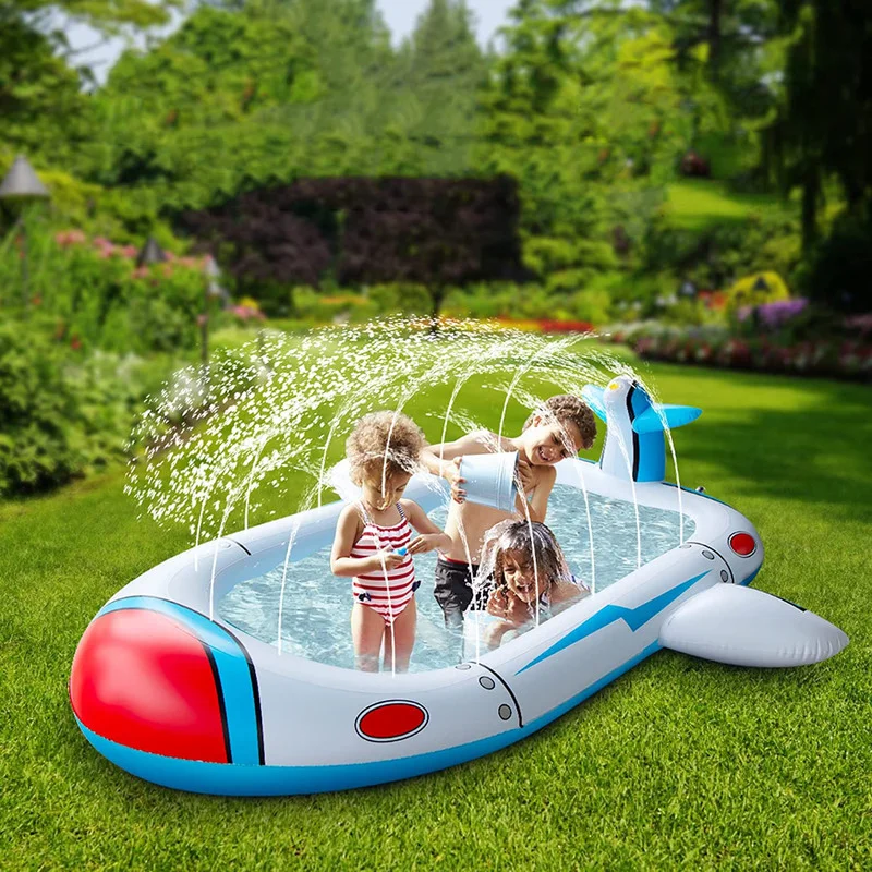 

Splash Sprinkler Pool Outdoor Water Play Toys for Backyard Garden Lawn Kids Splash Pad Ball Pit Pool Birthday Gift for Toddlers