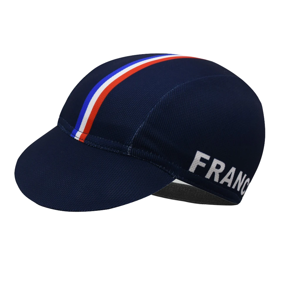France Team Cycling Cap Road Bicycle Hat Bike Headwear Men and Women Gravel Cap